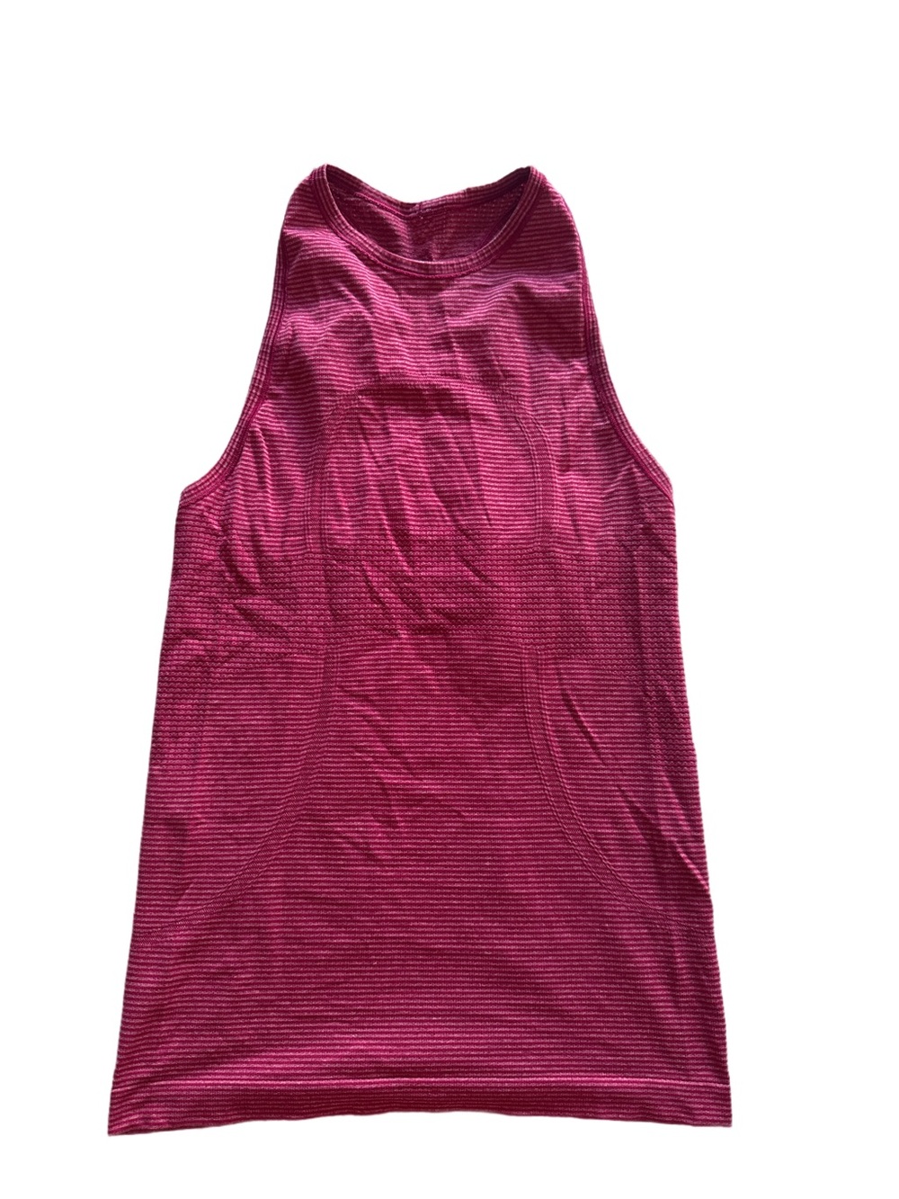 Lululemon Swiftly Tech Tank Maroon Striped Size 4
